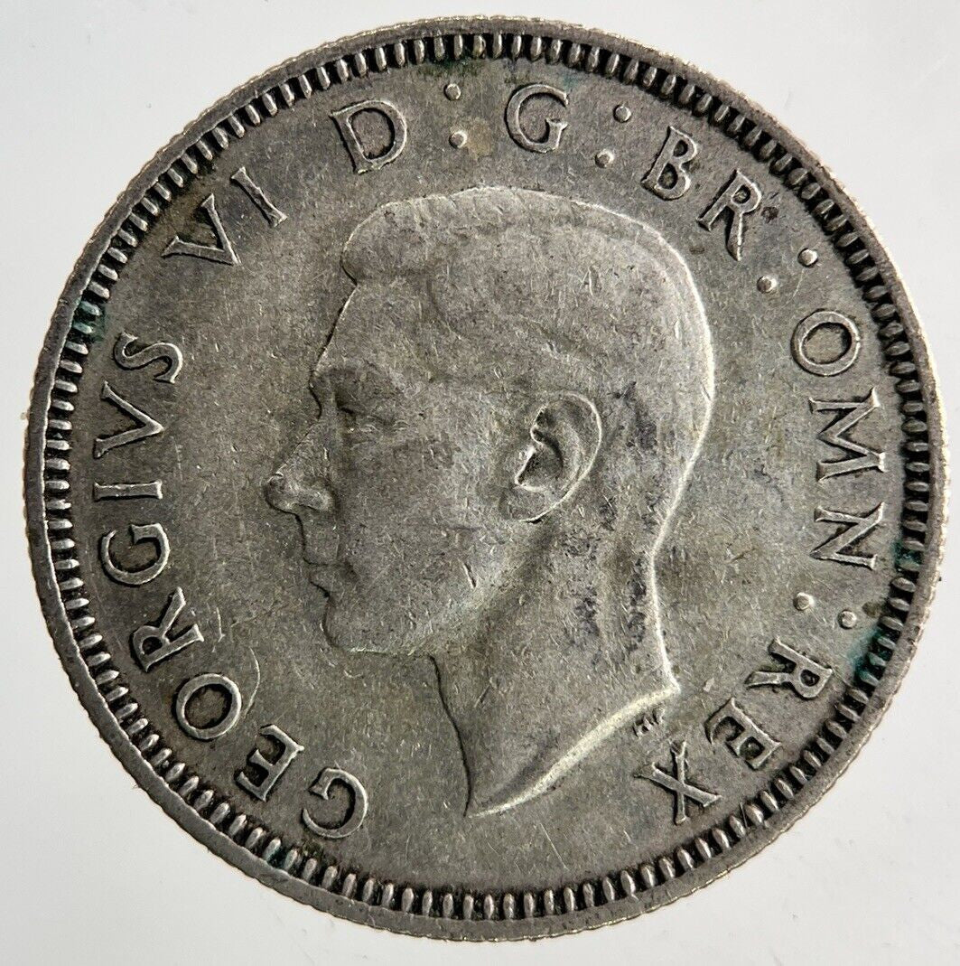 1944 George VI Shilling Silver Coin | Fine Collectable Grade