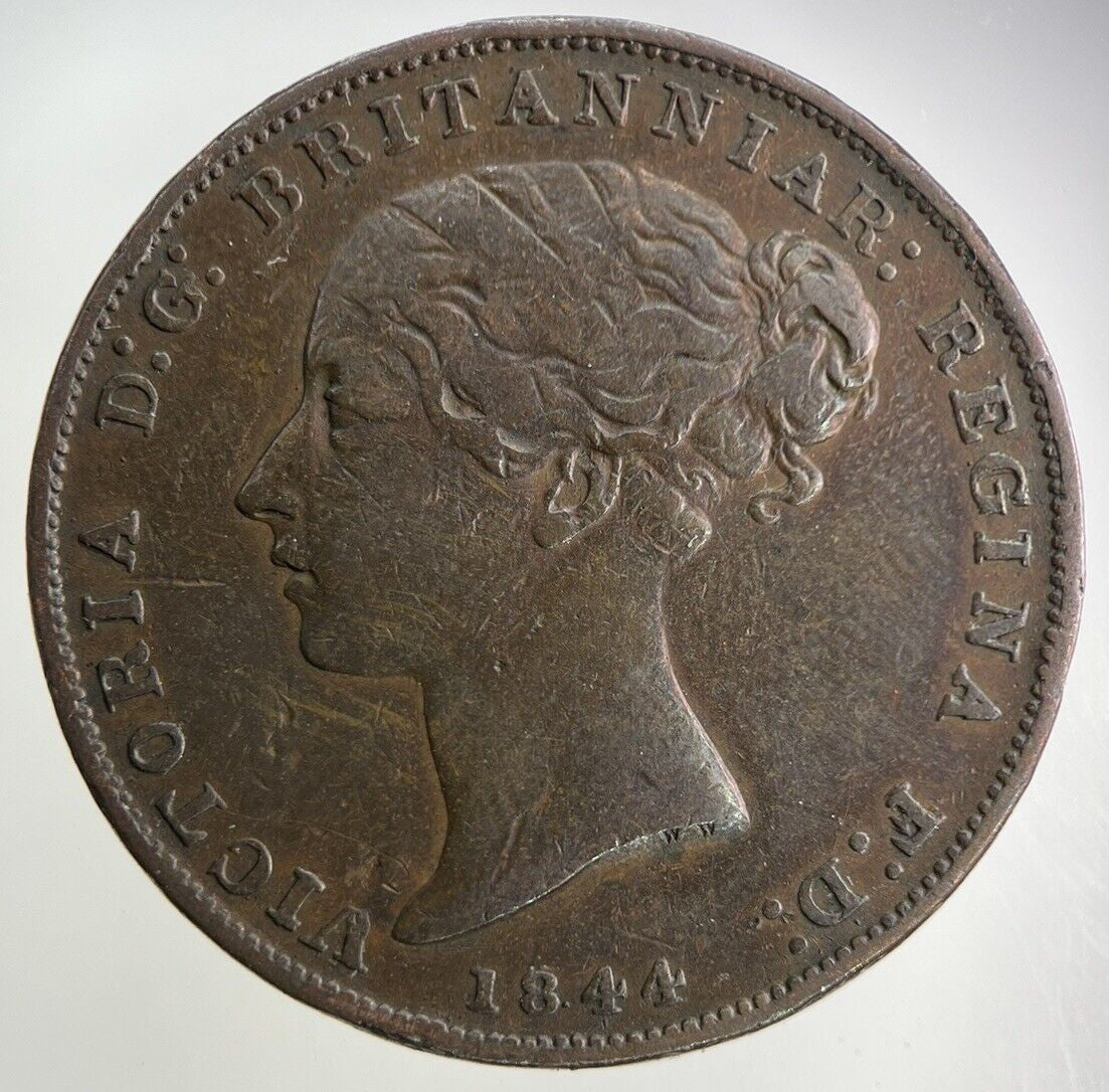 1844 Jersey 1/26th One Twenty Sixth Shilling Coin | Very High Grade