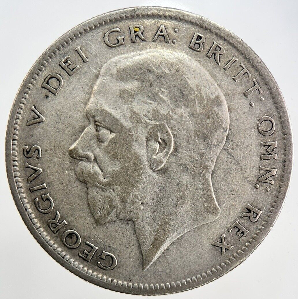 1929 George V Half - Crown Silver Coin | Fine Collectable Grade