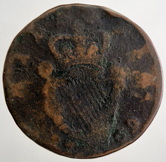 1769 George IV Irish Hibernia Half - Penny Coin | Fine Collectable Grade | a9490