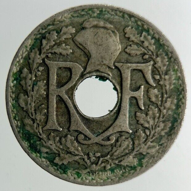 1921 France 5 Centimes Coin | Fine Collectable Grade