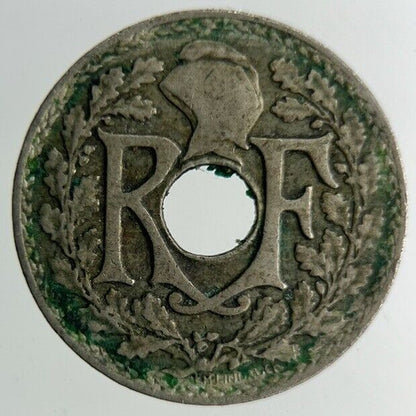1921 France 5 Centimes Coin | Fine Collectable Grade
