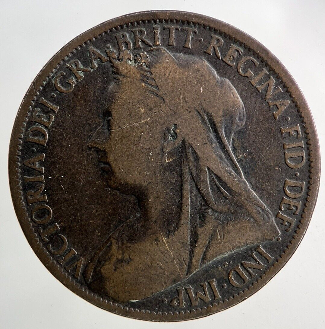 1897 Victoria One Penny Coin | Collectable Grade