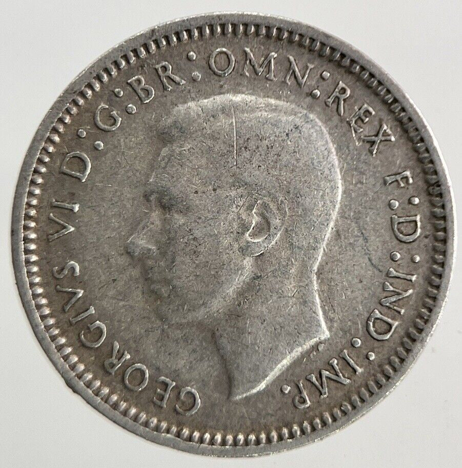 1943 Australia Threepence Silver Coin | Fine Collectable Grade
