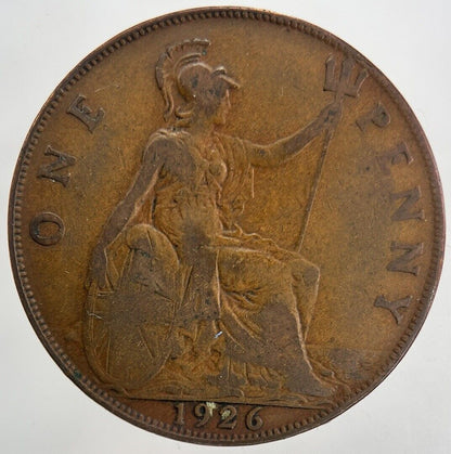 1926 George V One Penny Coin | Fine Collectable Grade