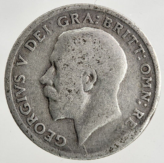 1914 George V Sixpence Silver Coin | Fair Grade