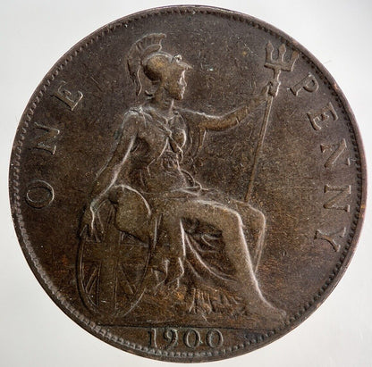 1900 Victoria One Penny Coin | Fine Collectable Grade