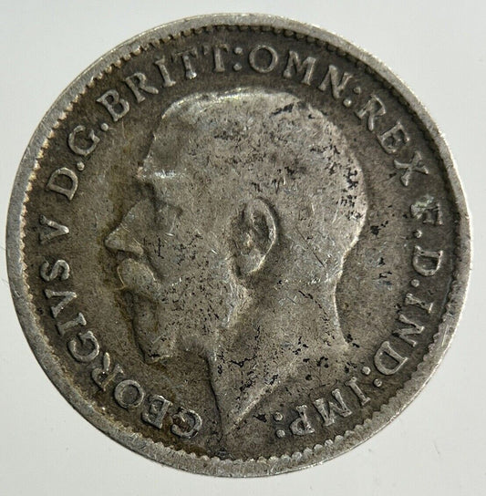 1914 George V Threepence Silver Coin | Fine Collectable Grade