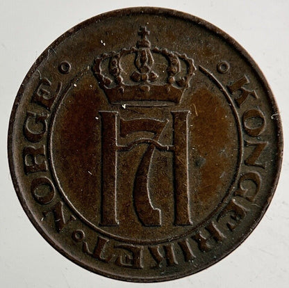 1908 Sweden 1 Ore Coin | Fine Collectable Grade