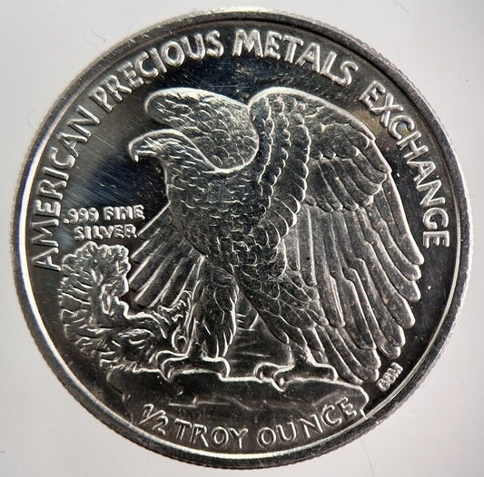 American Precious Metals Exchange 1/2oz Silver Bullion Coin | Very High Grade
