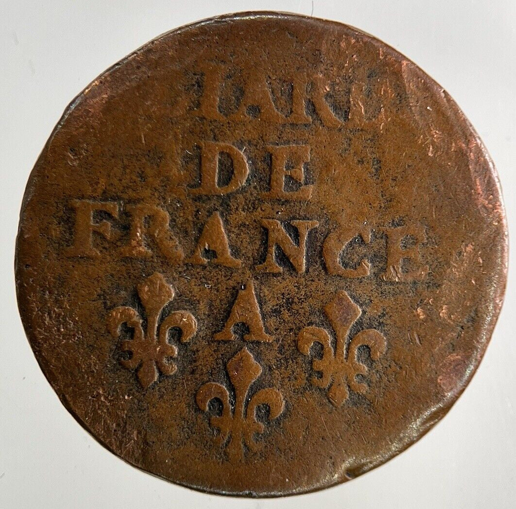 1643 - 1715 France Liard De France Coin | Collectable Grade