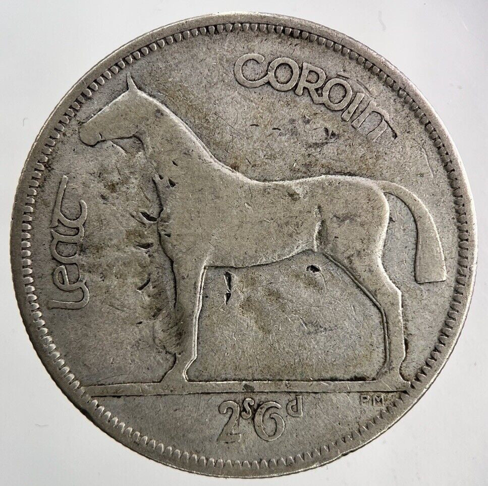 1931 Irish Horse Half - Crown Silver Coin | Collectable Grade