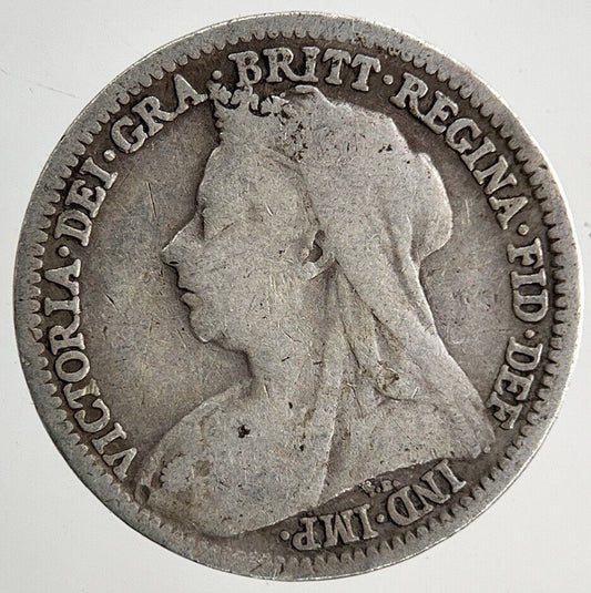 1901 Victoria Threepence Silver Coin | Collectable Grade