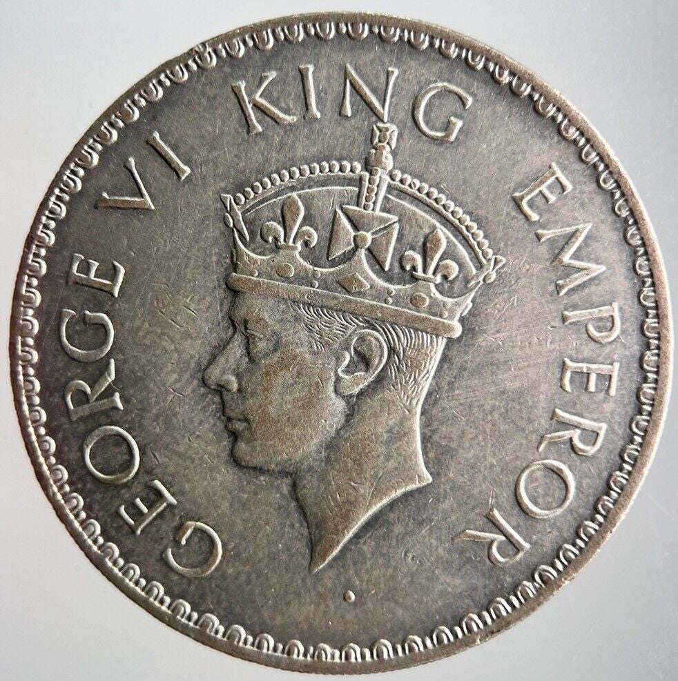 1940 India 1 One Rupee Silver Coin | Very High Grade | a4110