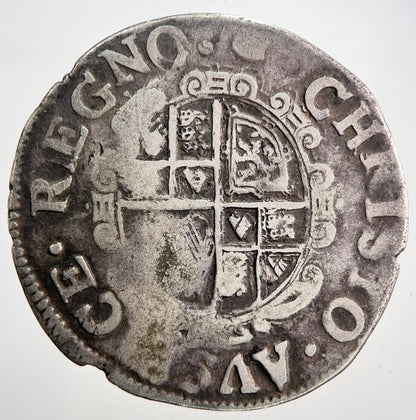 1625 - 49 Charles I 1st Tower Mint Shilling Silver Hammered Coin | a5981