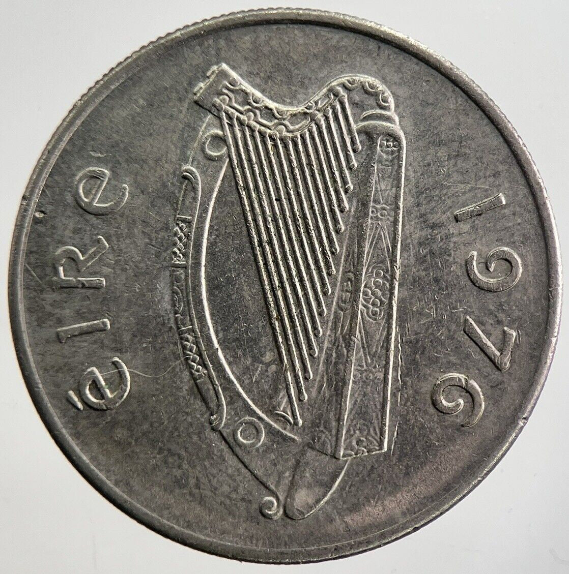 1976 Irish Bull 5p 5 Five - Pence Coin | Very High Grade | a7049