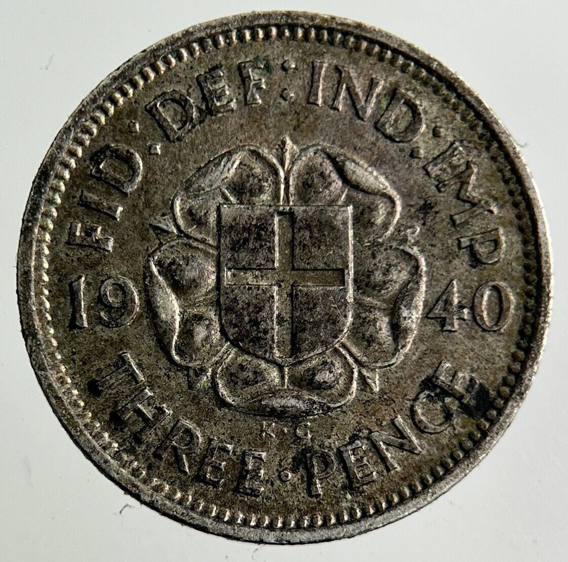 1940 George VI Threepence Silver Coin | Fine Collectable Grade