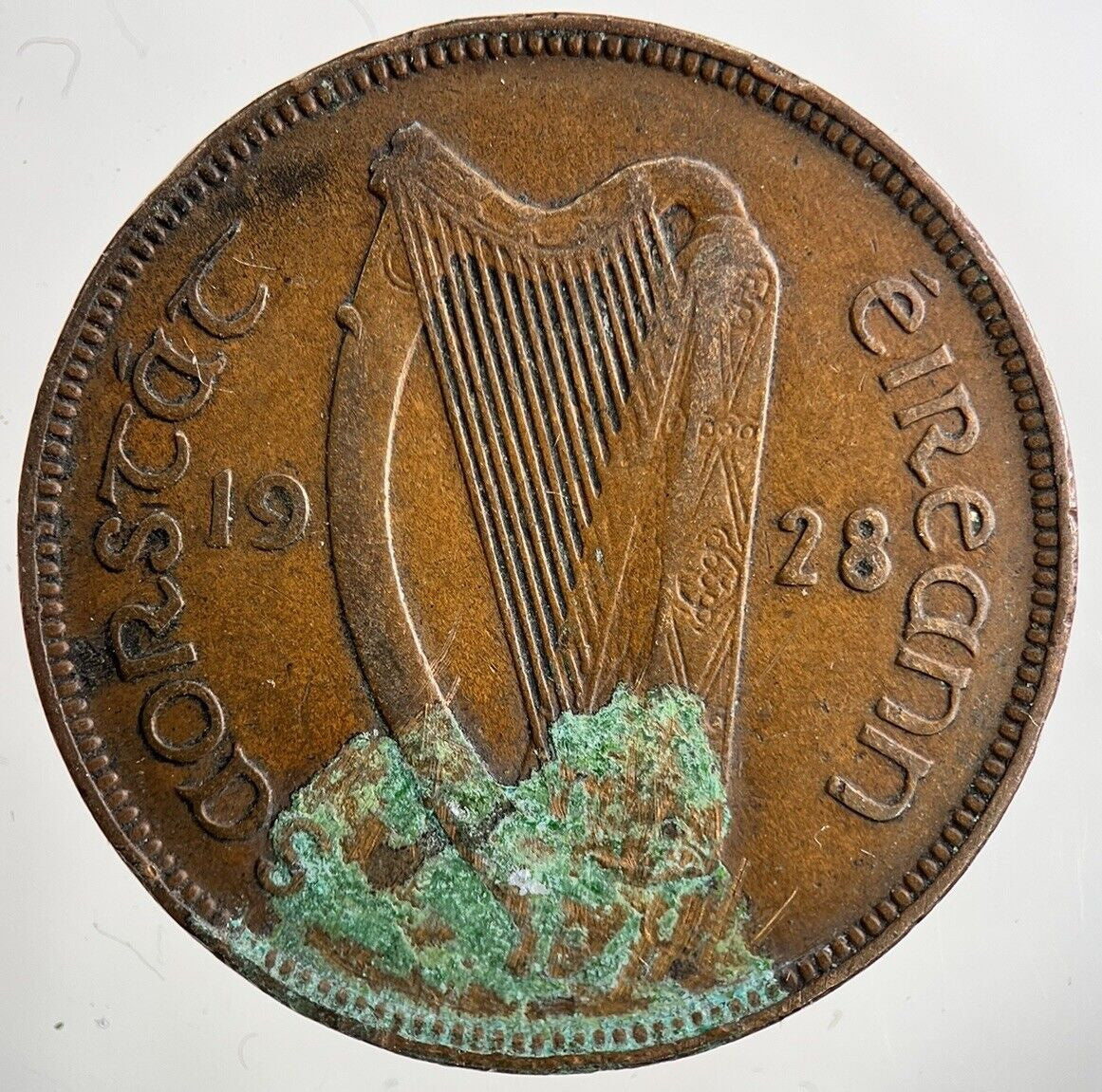 1928 Irish One Penny Coin | Fine Collectable Grade