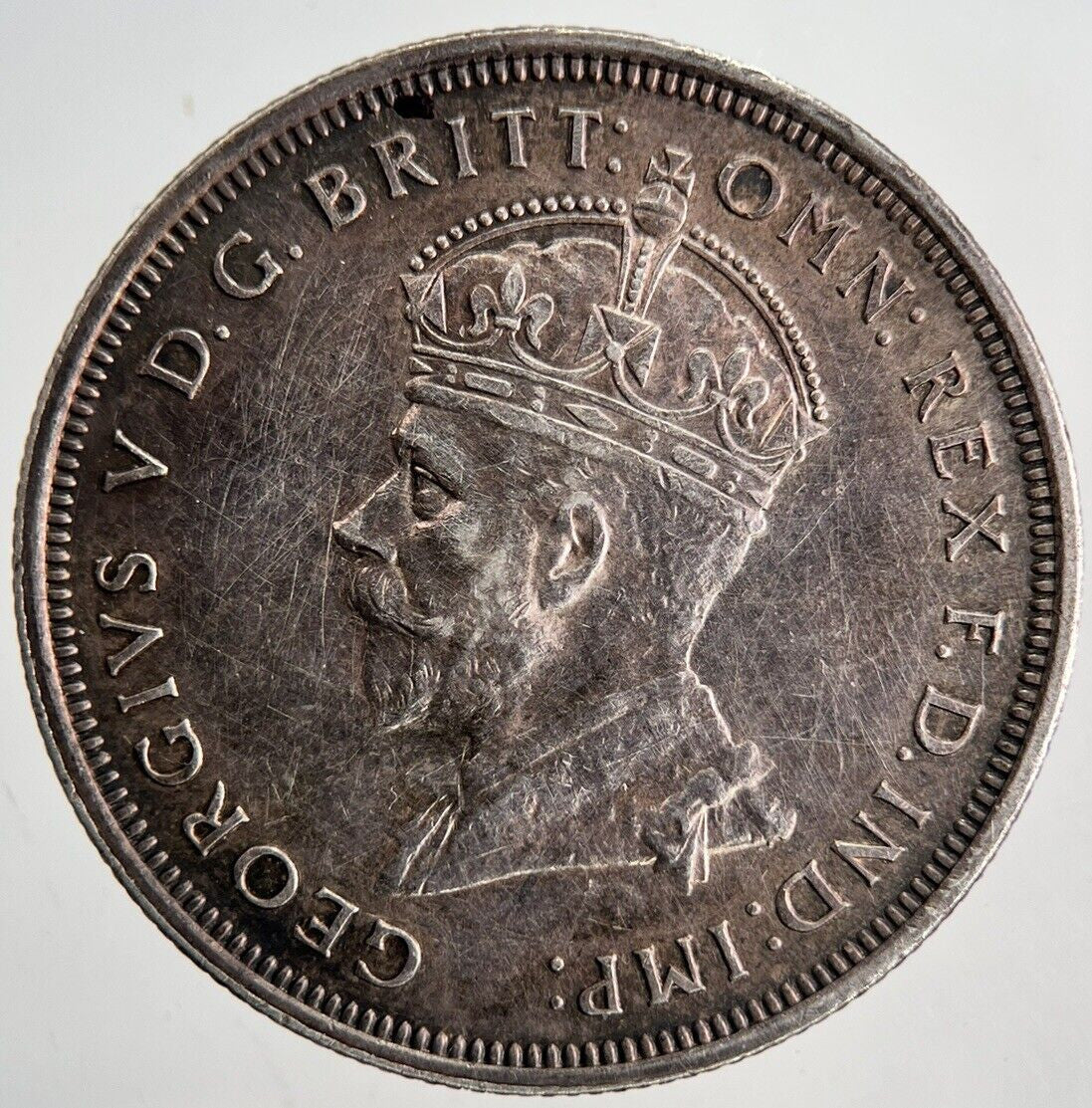 1927 Australia Florin Two Shillings Silver Coin | Very Fine Grade | a6857