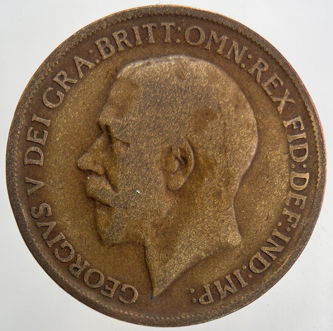 1911 George V One Penny Coin | Collectable Grade