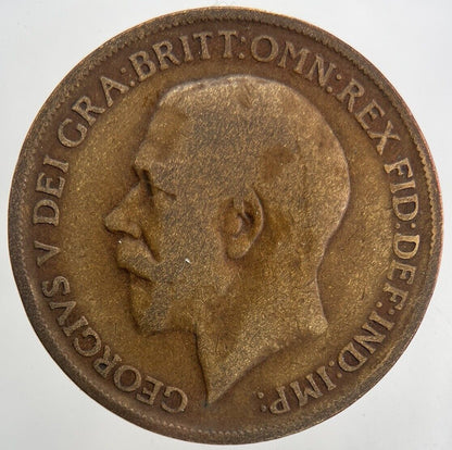 1911 George V One Penny Coin | Collectable Grade