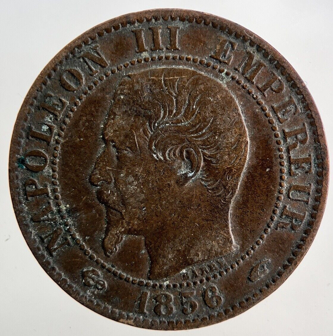 1856 France 5 Centimes Coin | Fine Collectable Grade