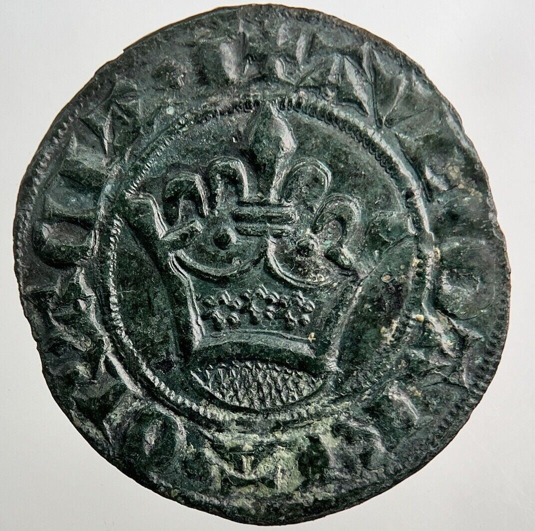1300’s 1400’s Medieval French France Jetton Coin | Very High Grade | a8091