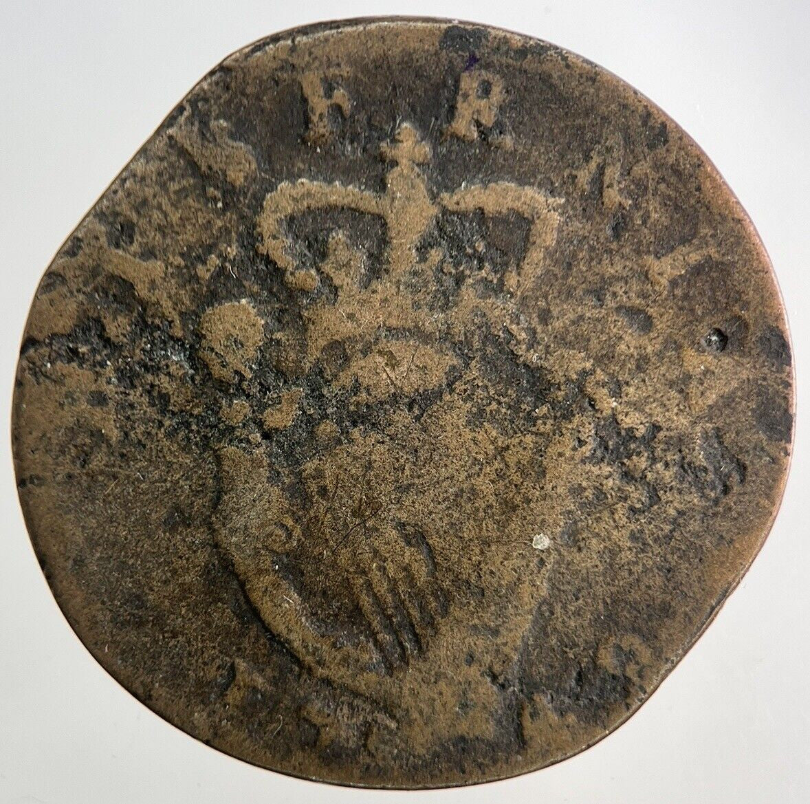 1749 Irish Hibernia Half - Penny Coin | Collectable Grade