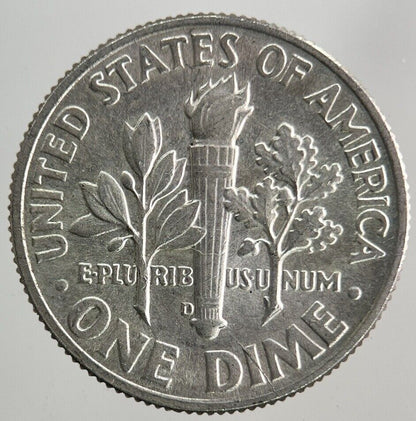 1964 - D US USA Roosevelt One Dime Silver Coin | Very High Grade