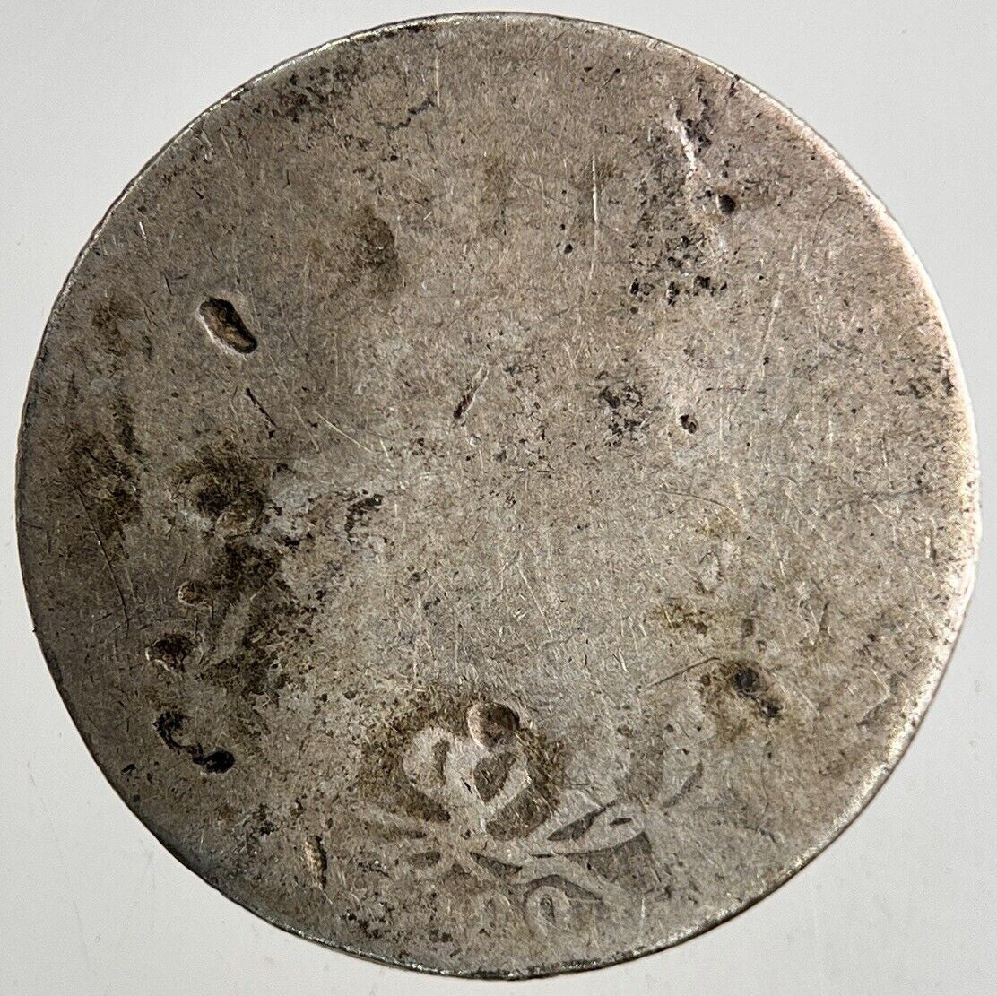 British Victoria Sixpence Silver Coin | Worn Grade