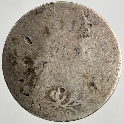 British Victoria Sixpence Silver Coin | Worn Grade