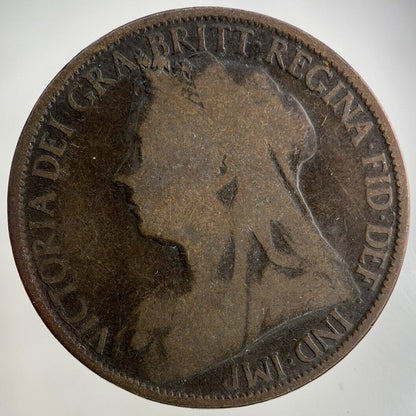 1895 Victoria One Penny Coin | Collectable Grade