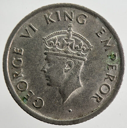 1947 Quarter 1/4 Rupee India Coin | Fine Collectable Grade | a4847