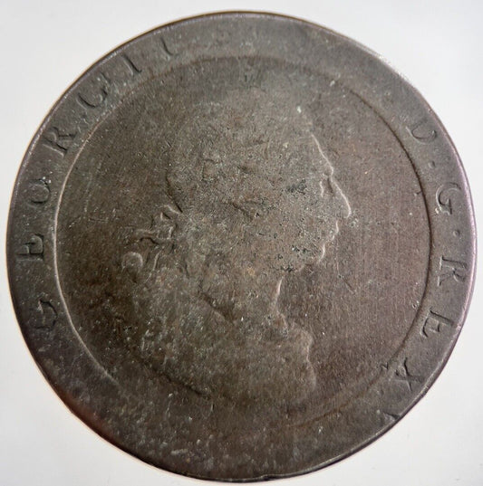1797 George III Cartwheel Penny Coin | Collectable Grade | a533