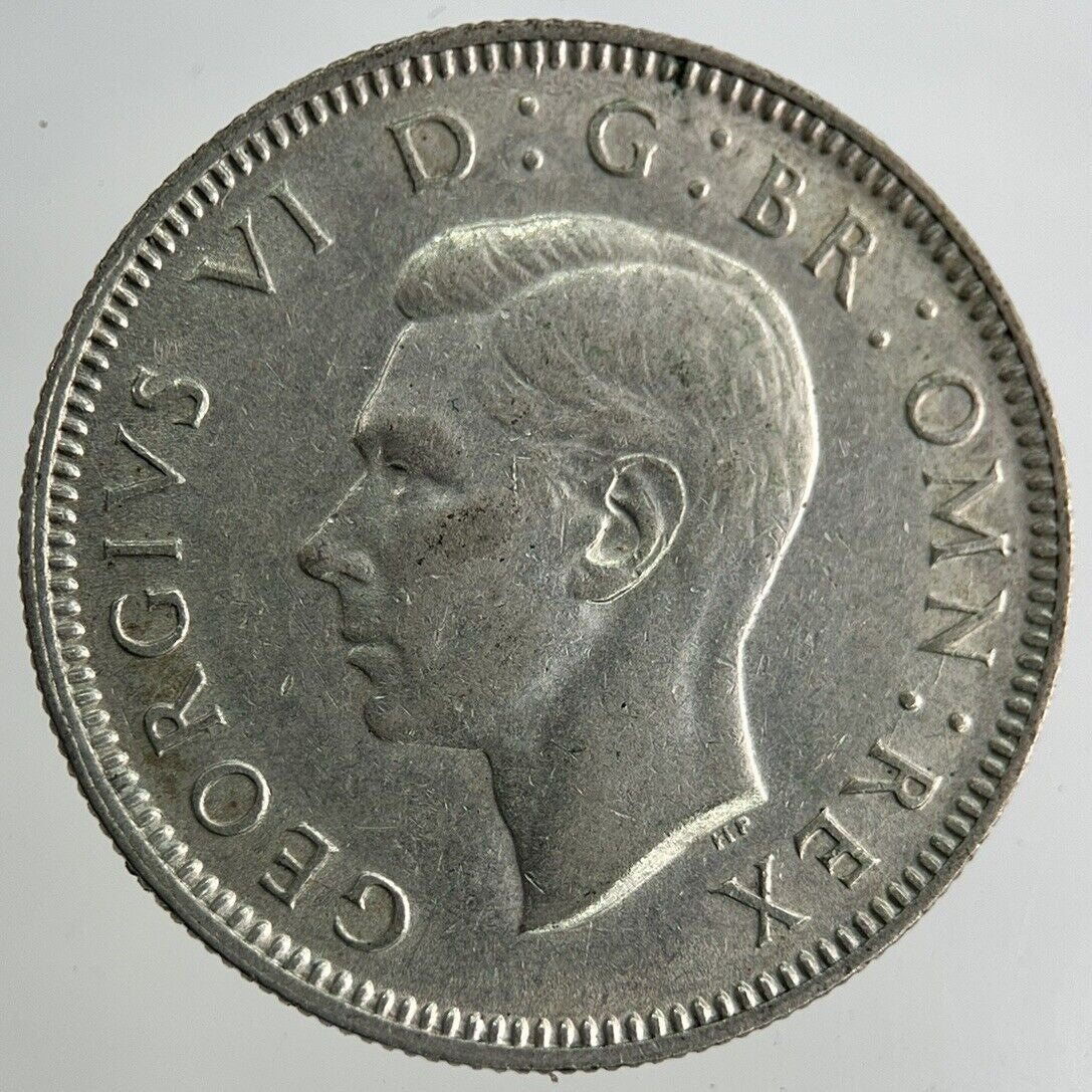 1943 George VI Shilling Silver Coin | Very High Grade