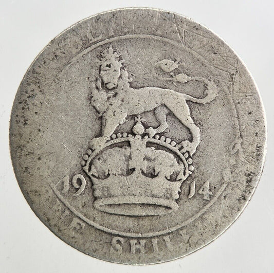 1914 George V One Shilling Silver Coin | Collectable Grade