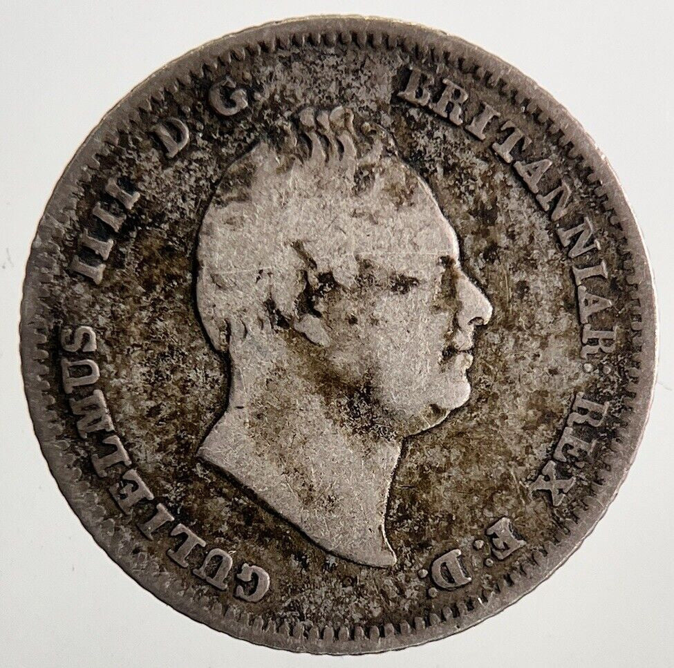 1837 William IV Four - Pence Groat Silver Coin | Fine Collectable Grade | a9850