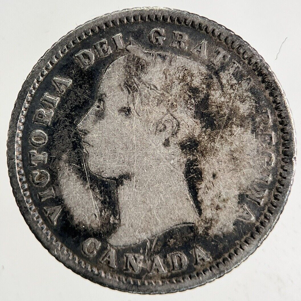1874-H Canada 10 Cents Silver Coin | Collectable Grade