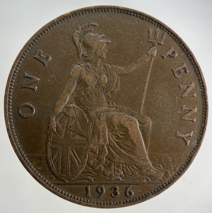 1936 George V One Penny Coin | Fine Collectable Grade