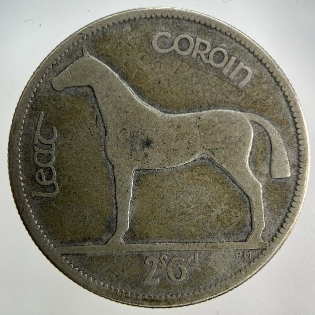 1933 Irish Half - Crown Silver Coin | Collectable Grade