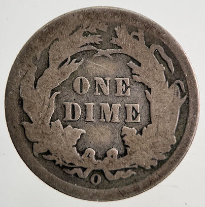 1891 - O US USA Seated Liberty Dime Silver Coin | Collectable Grade