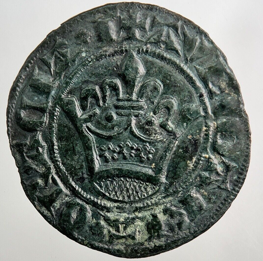 1300’s 1400’s Medieval French France Jetton Coin | Very High Grade | a8091