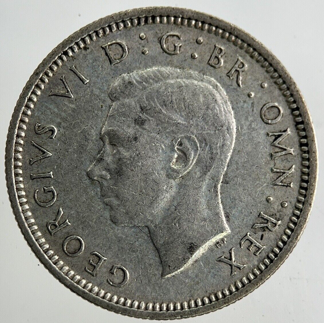 1938 George VI Sixpence Silver Coin | Fine Collectable Grade