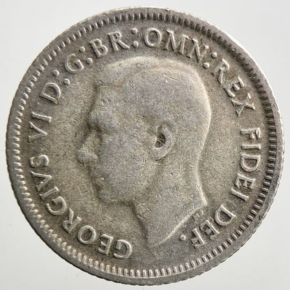 1950 Australia Sixpence Silver Coin | Collectable Grade | a2851
