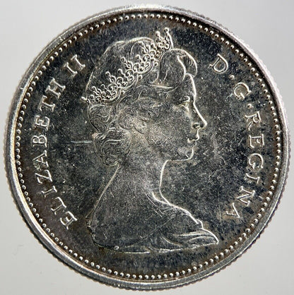 1867 - 1967 Canada 25 Cents Silver Coin | Very High Grade | a3438