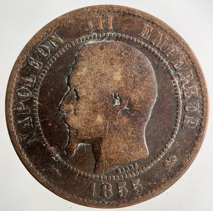 1855 France 10 Centimes Coin | Fair Grade