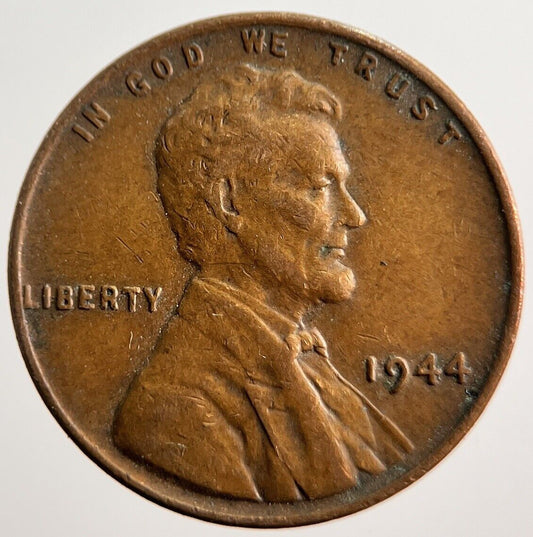 1944 Lincoln US USA One Cent Coin | Fine Collectable Grade | a3504