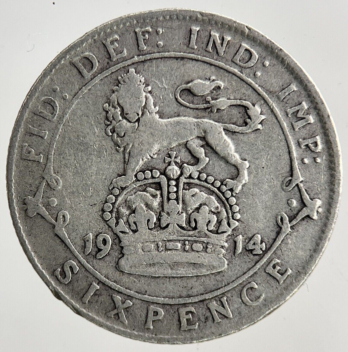 1914 George V Sixpence Silver Coin | Collectable Grade