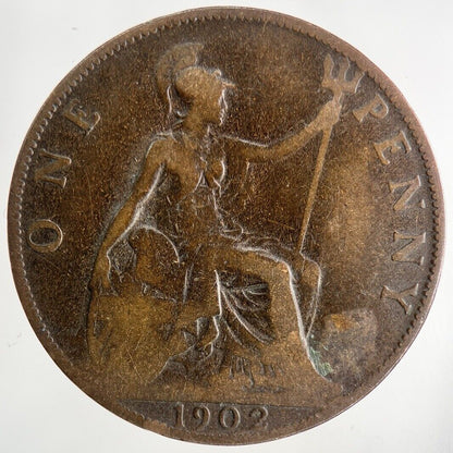 1902 Edward VII One Penny Coin | Collectable Grade