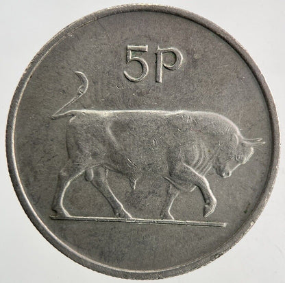 1976 Irish 5p Five - Pence Coin | Fine Collectable Grade